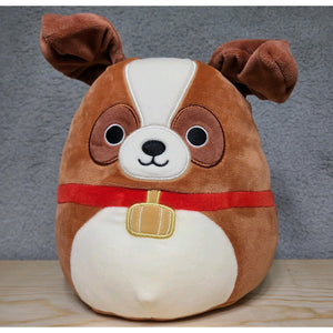 Squishmallows SASSAFRAS The Saint Bernard Dog Approx 8” Plush Pillow