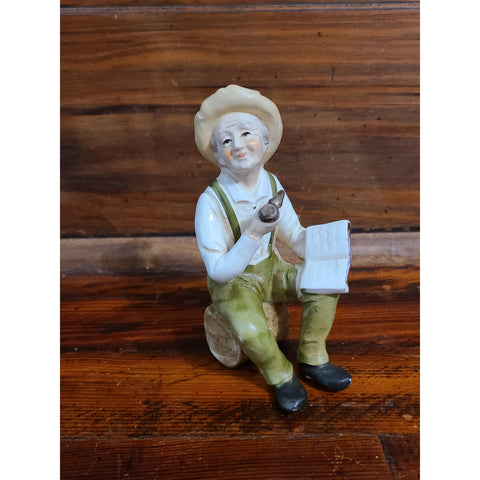 Man on a stump Statue