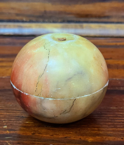 Alabaster Peach Trinket Box