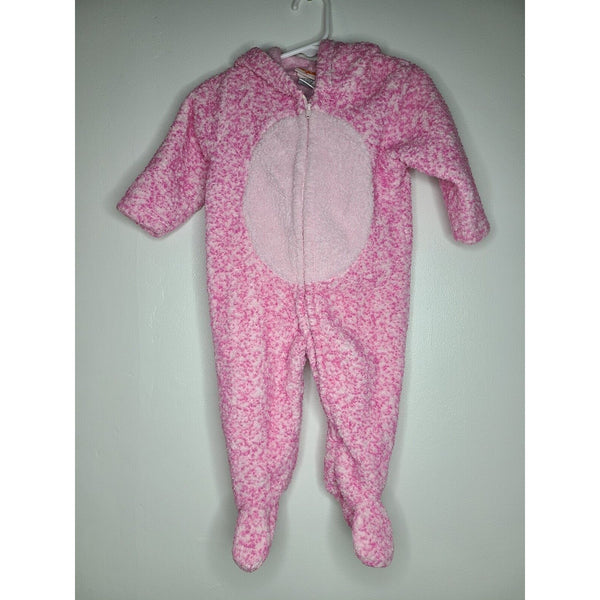 Baby Pajamas Pink Bear / Leopard Animal Costume Sleepwear Romper Bodysuit