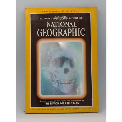 National Geographic - November 1985 - Vol. 168, No. 5 with MAP AA6