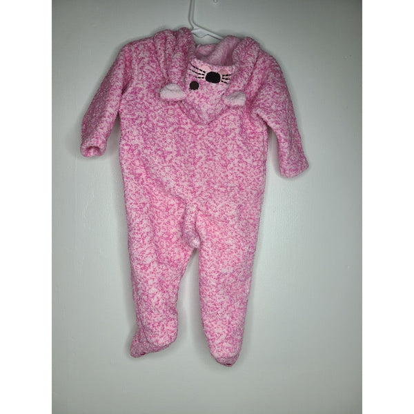 Baby Pajamas Pink Bear / Leopard Animal Costume Sleepwear Romper Bodysuit