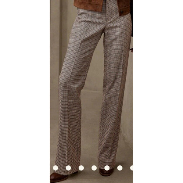 Banana Republic High Rise Flare Stretch Pants Tailored Performance Size 6 NWT