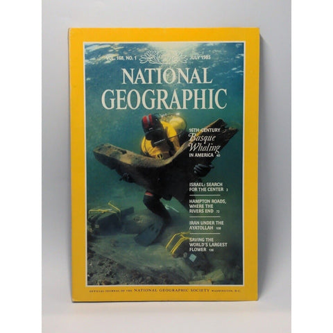 National Geographic Vintage Magazine - Vol. 168 No. 1 - July 1985 - Whaling