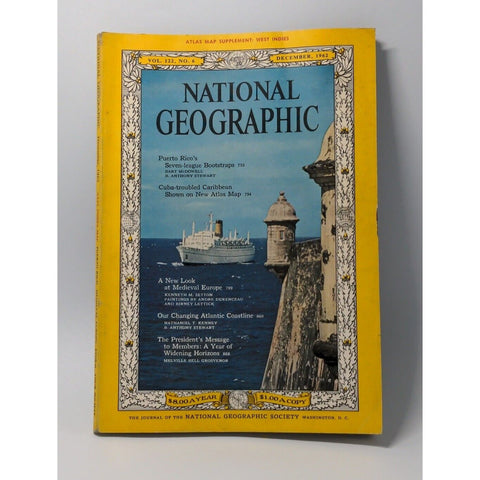National Geographic December 1962 Vol. 122, No. 6
