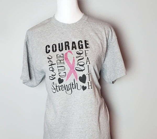 Courage Hope Cure Strength