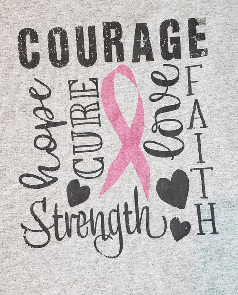 Courage Hope Cure Strength