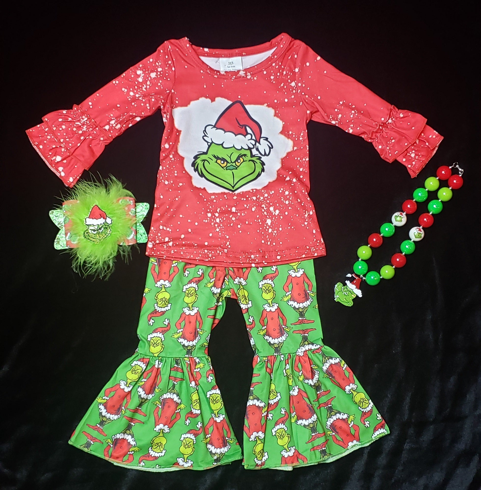 Grinch 4 Pc Outfit