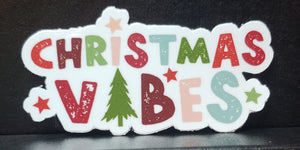 Christmas Vibes - Vinyl Sticker Decal