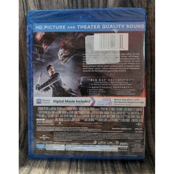 Seventh Son (Blu-ray Disc, 2015, 2-Disc Set)