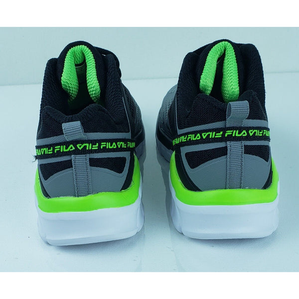 Fila Boys Gym Running Shoes Sneakers Grey Sz 2 New Tennis Shoes