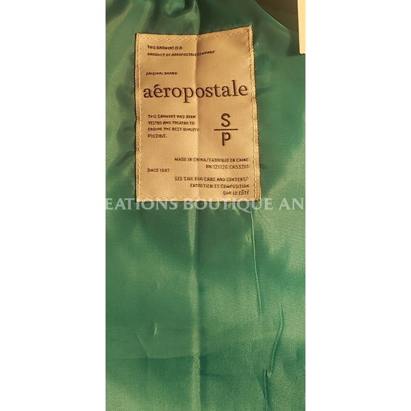 Aeropostale Womens Jacket Size S Small Solid Sleeveless Vest Nwt