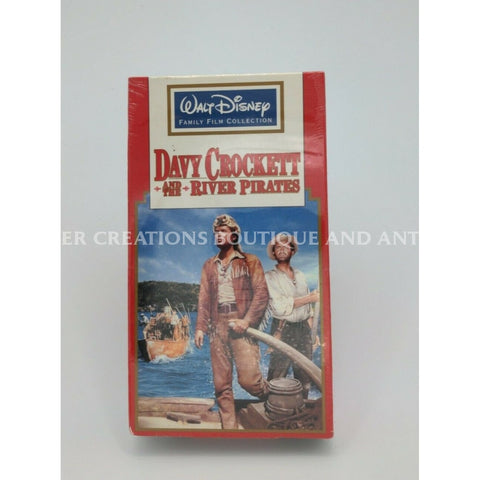 Davy Crockett And The River Pirates (Vhs 1997) New-Sealed