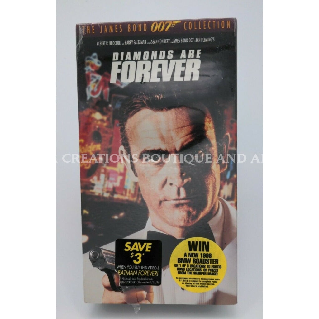 Diamonds Are Forever (Vhs 1995 No Longer Available) New