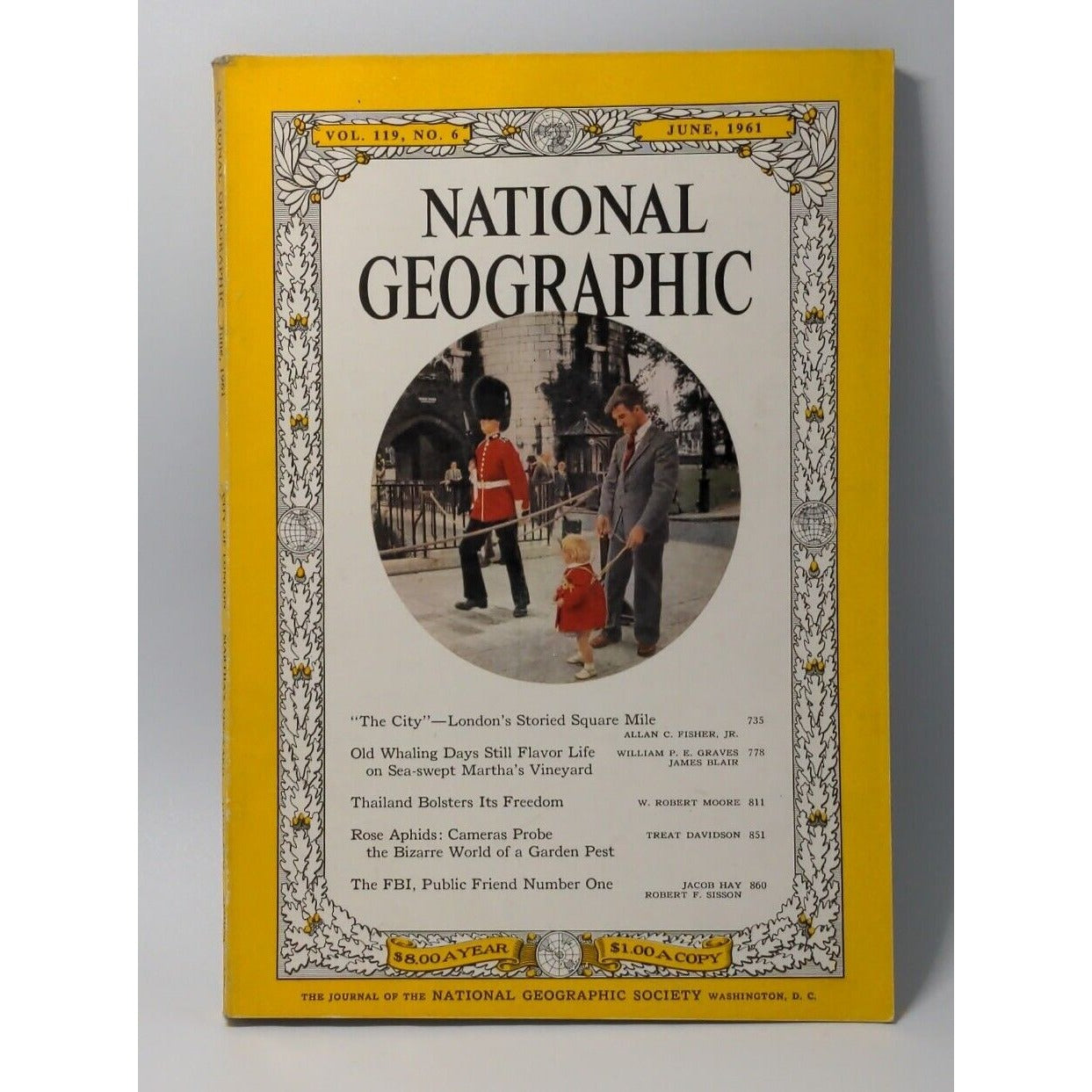 NATIONAL GEOGRAPHIC MAGAZINE VOL. 119, NO. 6 JUN 1961 LONDON WHALING THAILAND