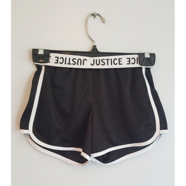 Justice Active Shorts Size 8 Girls Black and White Shorts