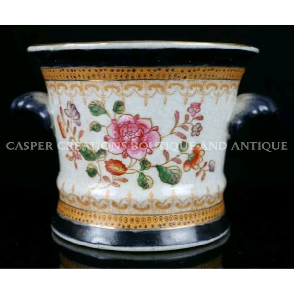 Hand-Painted Chinese Porcelain Famille Rose Planter