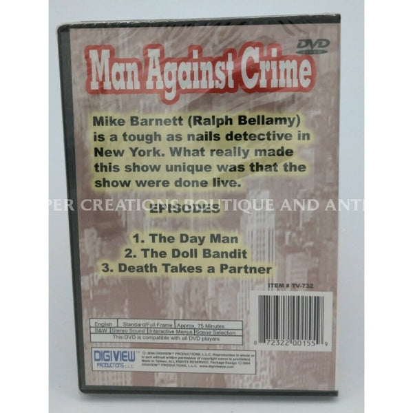 Man Against Crime (Dvd) New-Sealed