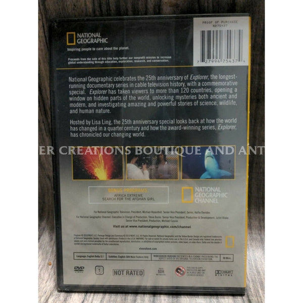 National Geographic Explorer: 25 Years (Dvd 2010) New-Sealed