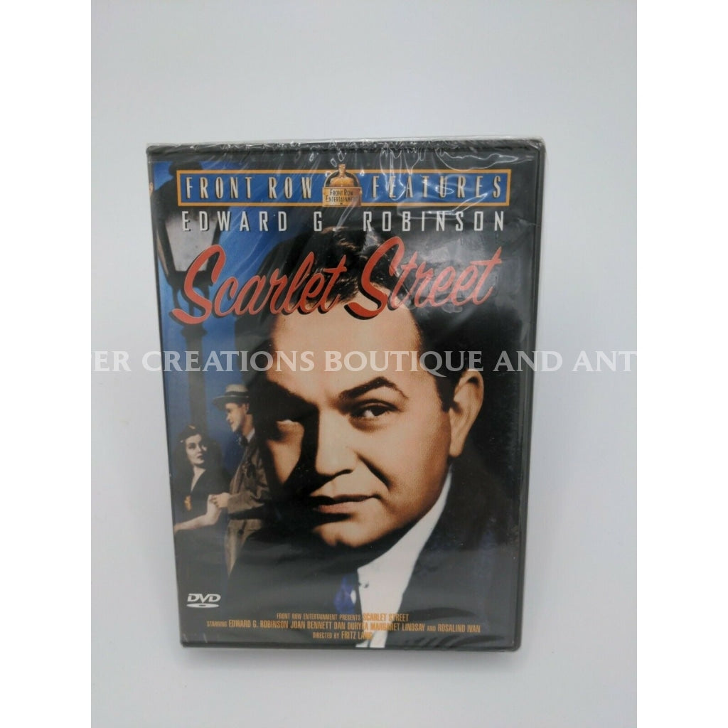 New Scarlet Street Dvd Front Row Features Edward Robinson Sealed