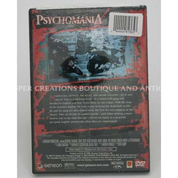 Psychomania (Dvd 2005 Cinema Deluxe Series) New-Sealed