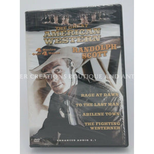 The Great American Western - Randolph Scott Dvd 2003 Four Films On One Disc