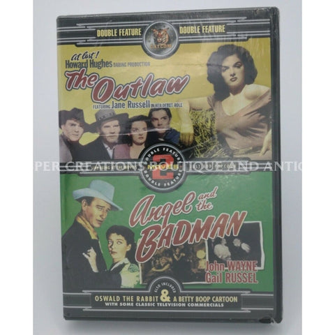 The Outlaw / Angel And The Badman Dvd Double Feature New John Wayne /j Russell