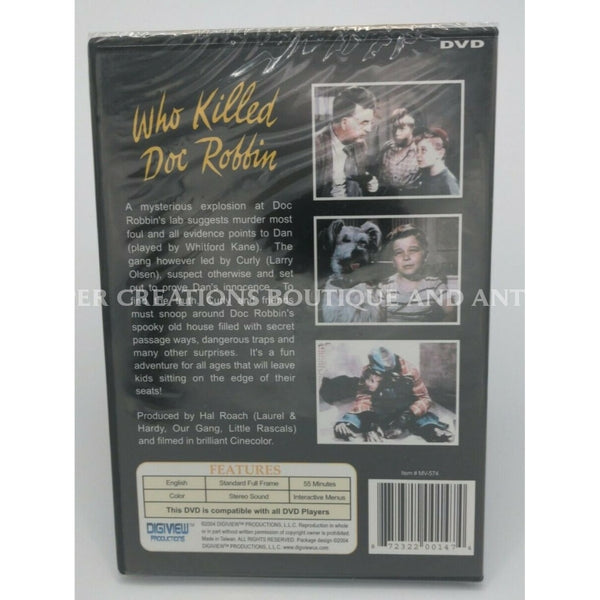 Who Killed Doc Robbin (Dvd 2006) New-Sealed.